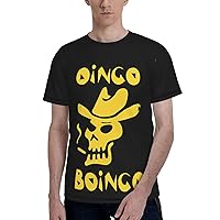 Oingo Boingo Logo T Shirt Mens Modern Fashion Streetwear Short Sleeve O-Neck Summer Tee Clothes