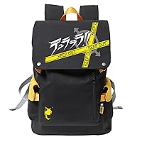 Durarara 3Way Standoff Game Cosplay Rucksack 15.6 Inch Laptop Backpack Casual Travel Bag Unisex Yellow / 6