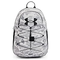 Under Armour Unisex-Adult Hustle Sport Backpack , White (100)/Black , One Size Fits All