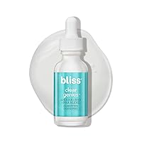 Bliss Clear Genius Clarifying Overnight Liquid Peel - 1 Fl Oz - Clear Pores & Exfoliate Skin - Non-Irritating - Clean - Vegan & Cruelty-Free