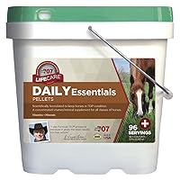 Formula 707 Daily Essentials Equine Supplement, 12lb Bucket – Complete Vitamins and Minerals for Superior Health and Condition in Horses