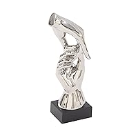 Deco 79 Polystone Hands Decorative Sculpture Home Decor Statue, Accent Figurine 5