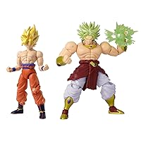 Dragon Ball Super Stars Battle Pack - Super Saiyan Goku (Battle Damage Ver.) vs Super Saiyan Broly Action Figure (37168)
