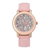 London Travel Icons Casual Watches for Women Classic Leather Strap Quartz Wrist Watch Ladies Gift