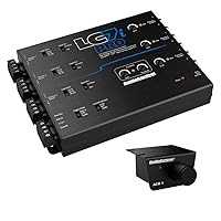 AudioControl LC7iPRO Six-Channel Line Output Converter with Accubass, Seamless Integration with Compact Design, ACR-1 Dash Remote Included