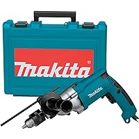 Makita HP2050 6.6 Amp 3/4 in. Hammer Drill with Case (Renewed)