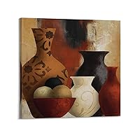 Kitchen Poster Art Pottery Kitchen Dining Room Decorative Wall Art Canvas Poster for Room Aesthetic Posters & Prints on Canvas Wall Art Poster for Room 24x24inch(60x60cm)