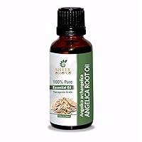 Angelica Root Oil (Angelica Archangelica) Essential Oil 100% Pure Natural Undiluted Uncut Therapeutic Grade Oil 8.45 Fl.OZ