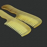 Comb natural color comb curly hair large tooth comb smooth handle comb