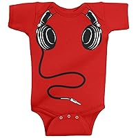 Threadrock Baby Boys' Headphones Infant Bodysuit