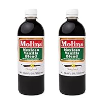 Mexican Natural Vanilla Blend with Pure Vanilla Extract, 33.86 Fl Oz. (2 Pack of 16.9oz Bottles)