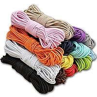 PerkHomy Bungee Shock Cord Rope Marine Grade Heavy Duty Polyester Bungie Elastic Stretch String for Kayak Strap Tarp Tie Down Canopy Boating Camping Tent Crafting Patio （Pink-3/16 x 25'）