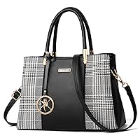 Women's Shoulder Bag, Handbag, Crossbody Bag, PU Leather, Large Capacity, 2-Way, Lightweight, Waterproof, Shoulder Bag, Commuting Bag, For Women, black-a,