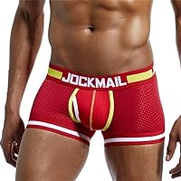 JOCKMAIL Mens Underwear Briefs U Pouch Boxer Men Underwear Slim Fit Underpants Pants Trunks Boxer Shorts