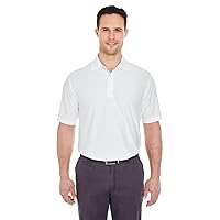 Men's Cool & Dry Polo Shirt, White, Large. ( Pack12 )
