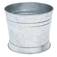 TableCraft Products BDGTUB 1.75 gal Galvanized Tub/Base for Glass Beverage Dispensers, Replacement Top