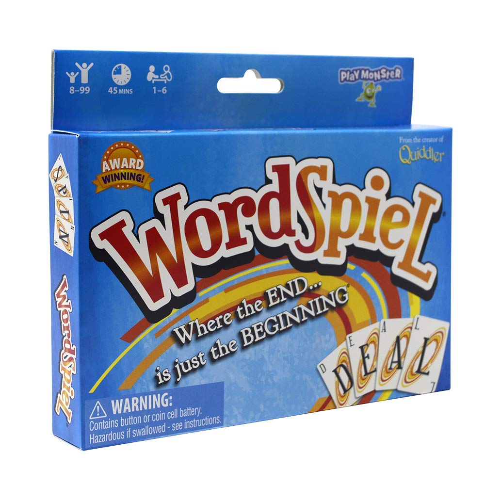 WordSpiel — Card Game — Make A Word Using Part of the Word Before — Family Fun Game Night — For Ages 8+