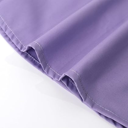 Spring&Gege Boys' Long Sleeve Dress Shirts Formal Uniform Poplin Solid