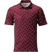 Men's Tri Print Golf Polo