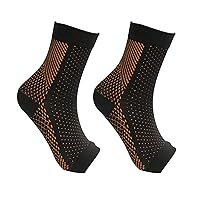 Men Women Feet Support Stabilizer Heel Wrap Ankle Brace Compression Sleeve Adjustable Leg Splints Immobilizer Wrap Guard Athletic Compression Socks