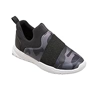 All in Motion Big Kids' Delta Slip-On Hybrid Sneakers - (Gray, 3)