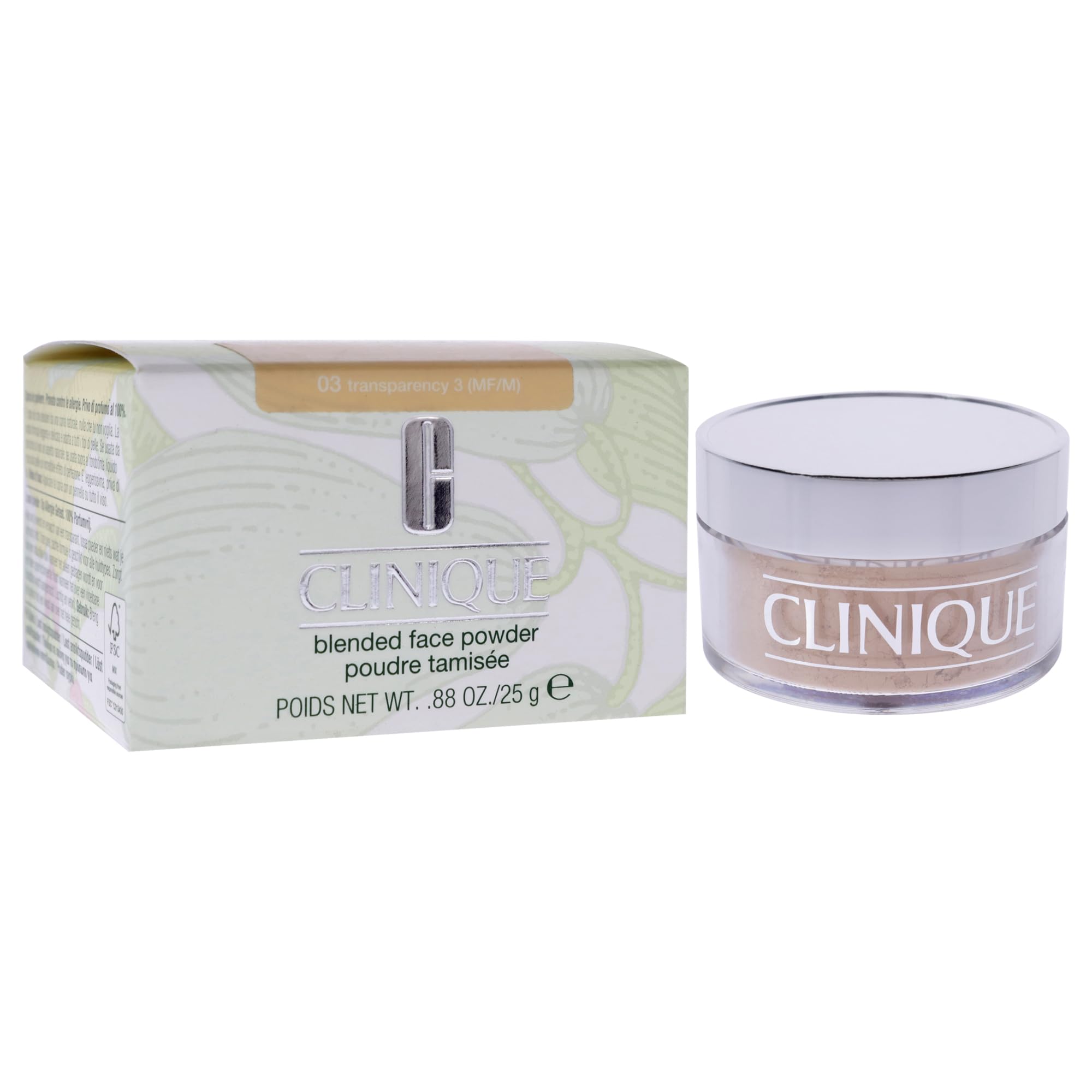 Blended Face Powder- 03 Transparency by Clinique for Women - 0.88 oz Powder