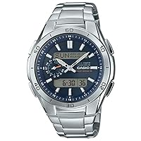 Casio Wave Ceptor Men's Watch Solar and Radio Controlled Solid Stainless Steel Case and Bracelet.