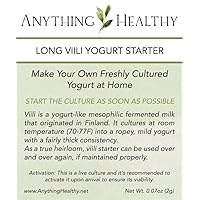 Long Viili Heirloom Yogurt Starter Culture Dehydrated - Best Customer Service, Contact for any Questions