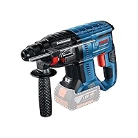 Bosch Professional 18 V system battery hammer drill GBH 18V-21 (max. Impact energy 2 J, without batteries and charger, in box)