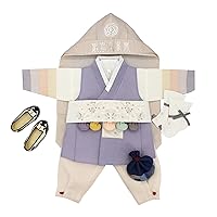 Korea Traditional Clothing hanbok Costume Violet Khaki Set Dol Party 100th Days to 10 Ages 1st Bithday DDB02