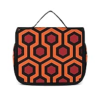 Shining Carpet Pattern Toiletry Bag Hanging Wash Bag Travel Makeup Bag Organizer Cosmetic Bag for Women Men