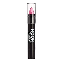 Face Paint Stick / Body Crayon makeup for the Face & Body by Moon Creations - 0.12oz - Pink