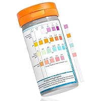 Pool and Hot Tub Test Strips - Medical-Grade Precision 3-1 4-1 7-1 Pool Test Kit - Testing pH, Free Chlorine(Bromine), Total Alkalinity & Cyanuric Acid and So on - Pool Water Test Kit