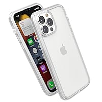 Catalyst iPhone 13 Pro Max Case Influence Series Slim Case, Finger-Print Safe Cases, Drop Proof Phone, with Lanyard (Clear)