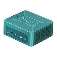 Beelink SER7 Mini PC, AMD Ryzen 7 7840HS (8C/16T, up to 5.1GHz), 32GB DDR5 1TB PCle 4.0 M.2 SSD, Mini Computer AMD Radeon 780M, 4K Quad Display HDMI+DP+Dual USB4 WiFi 6/2.5G LAN/BT5.2/Gaming/Office