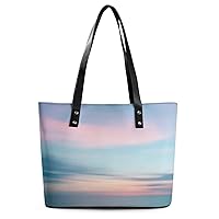 Womens Handbag Clouds Leather Tote Bag Top Handle Satchel Bags For Lady
