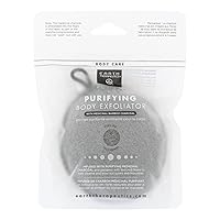 Earth Therapeutics Purifying Body Exfoliator Sponge - Black with Charcoal
