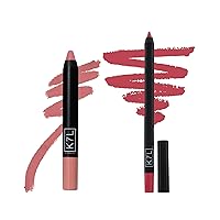 K7L Nude Pink Matte Lipstick and Pink Lip Liner - Waterproof and Smudgeproof
