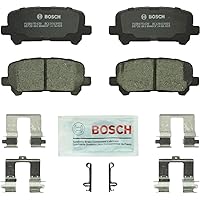 BOSCH BC1281 QuietCast Premium Ceramic Disc Brake Pad Set - Compatible With Select Acura MDX, ZDX; Honda Odyssey, Pilot; REAR