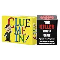 Killer Trivia Game - The Best Murder Mystery Party Game Plus Clue Me in! The Best Word Game for Your Family Game Night.