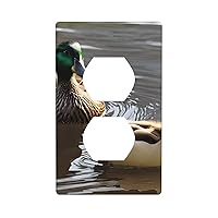 (Mallard Duck) Modern Wall Panel, Switch Cover, Decorative Socket Cover For Socket Light Switch, Switch Cover, Wall Panel.
