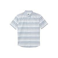 Quiksilver Boy's Oxford Strip Classic Button Up Woven Top
