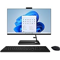 Lenovo IdeaCentre 24-inch All-in-One Desktop, Ryzen 3 5425U 4-Core, 23.8