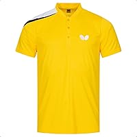 Butterfly Men's Tosy Shirt - Comfortable, Sporty, Dry-fit, Athletic Performance Shirt, Henley T-Shirt, Table Tennis