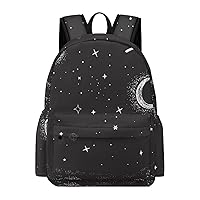 View to The Sky in Nighttime Casual Backpack Travel Hiking Laptop Business Bag for Men Women Work Camping Gym