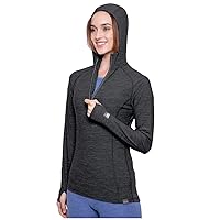 MERIWOOL Women’s Base Layer Hoodie Lightweight Merino Wool Long Sleeve Thermal