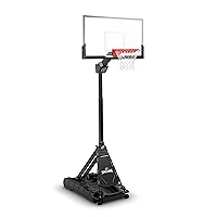 Spalding Momentous EZ Assembly Portable Adjustable Outdoor Basketball Hoop – Assembles in 30 Minutes or Less