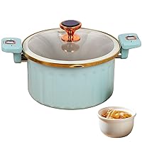 Micro Pressure Cooker Enamel Lining Non-stick 5L Push Pull Lock Pressure Pot with Lid Silicone Seal Spill-proof Valve Pressure Pot for Cooking