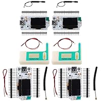 4 Sets 915MHZ ESP32 Lora V3 + 2pcs Case