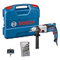 Bosch Professional Impact drill GSB 24-2 (1100 W, maximum torque: 40/14.5 Nm, with accessory set, in L-Case)